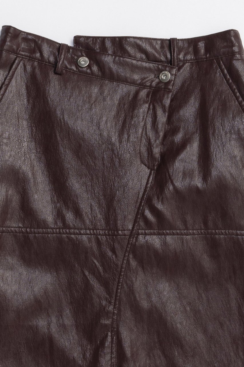 【メゾンスペシャル/MAISON SPECIAL】のWaist Cross Vegan Leather Tight Slit Skirt/ウエストクロスヴィーガンレザータイトスリットスカート 人気、トレンドファッション・服の通販 founy(ファニー) 　ファッション　Fashion　レディースファッション　Fashion for Women　スカート　Skirts　ロングスカート　Long Skirts / Maxi & Midi Skirts　2025年　2025　2025-2026秋冬・A/W　Autumn/Winter 2025–26 AW25–26　おすすめ　Recommended / Our Picks　なめらか　Smooth, Silky Texture　シンプル　Simple, Minimal　スリット　Slit, Slit Detail　ソックス　Socks, Hosiery　タイツ　Tights, Legwear　トレンド　Trend, Trending Now　ロング　Long, Long-Length　ワンポイント　One Point, Statement Accent　A/W・秋冬　Autumn/Winter　other-2|ID: prp329100004636814 ipo3291000000033408289