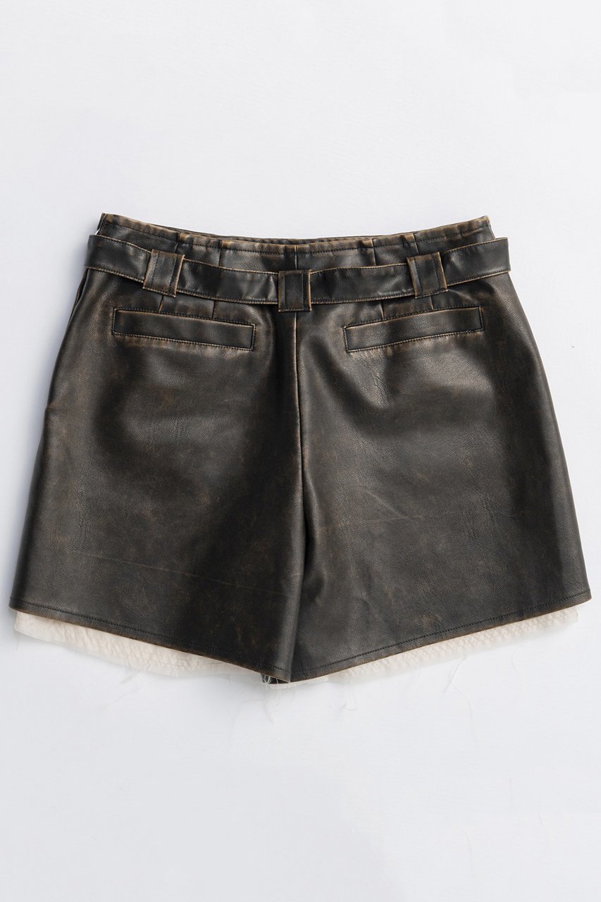 【メゾンスペシャル/MAISON SPECIAL】のBelted Vegan Leather Culottes/ベルテッドヴィーガンレザーキュロット 人気、トレンドファッション・服の通販 founy(ファニー) 　ファッション　Fashion　レディースファッション　Fashion for Women　スカート　Skirts　キュロットスカート　Culottes & Wide-Leg Shorts　2025年　2025　2025-2026秋冬・A/W　Autumn/Winter 2025–26 AW25–26　おすすめ　Recommended / Our Picks　コンパクト　Compact, Small Size　ショート　Short, Short Length　シンプル　Simple, Minimal　ビッグ　Big, Oversized　フェイクレザー　Faux Leather, PU Leather　ミックス　Mix, Mixed Style　ヴィンテージ　Vintage Style　A/W・秋冬　Autumn/Winter　other-4|ID: prp329100004636816 ipo3291000000033408312