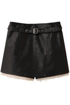 【メゾンスペシャル/MAISON SPECIAL】のBelted faux Leather Culottes/ベルテッドフェイクレザーキュロット 人気、トレンドファッション・服の通販 founy(ファニー) ファッション Fashion レディースファッション Fashion for Women スカート Skirts キュロットスカート Culottes & Wide-Leg Shorts おすすめ Recommended / Our Picks コンパクト Compact, Small Size ショート Short, Short Length シンプル Simple, Minimal ビッグ Big, Oversized フェイクレザー Faux Leather, PU Leather ミックス Mix, Mixed Style ヴィンテージ Vintage Style A/W・秋冬 Autumn/Winter thumbnail BLK(ブラック)|ID: prp329100004636816 ipo3291000000036038899