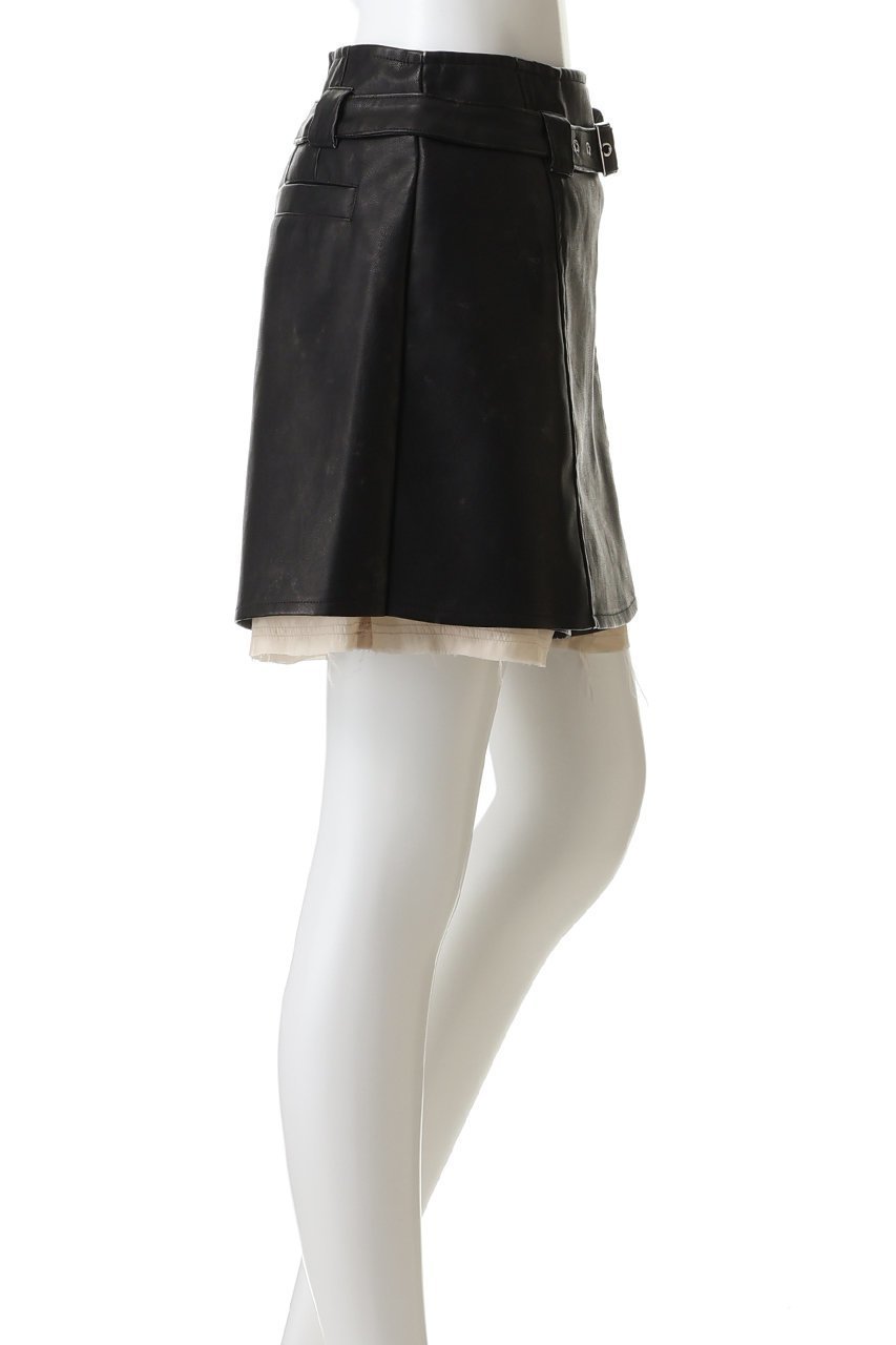 【メゾンスペシャル/MAISON SPECIAL】のBelted faux Leather Culottes/ベルテッドフェイクレザーキュロット 人気、トレンドファッション・服の通販 founy(ファニー) 　ファッション　Fashion　レディースファッション　Fashion for Women　スカート　Skirts　キュロットスカート　Culottes & Wide-Leg Shorts　おすすめ　Recommended / Our Picks　コンパクト　Compact, Small Size　ショート　Short, Short Length　シンプル　Simple, Minimal　ビッグ　Big, Oversized　フェイクレザー　Faux Leather, PU Leather　ミックス　Mix, Mixed Style　ヴィンテージ　Vintage Style　A/W・秋冬　Autumn/Winter　other-3|ID: prp329100004636816 ipo3291000000036168733