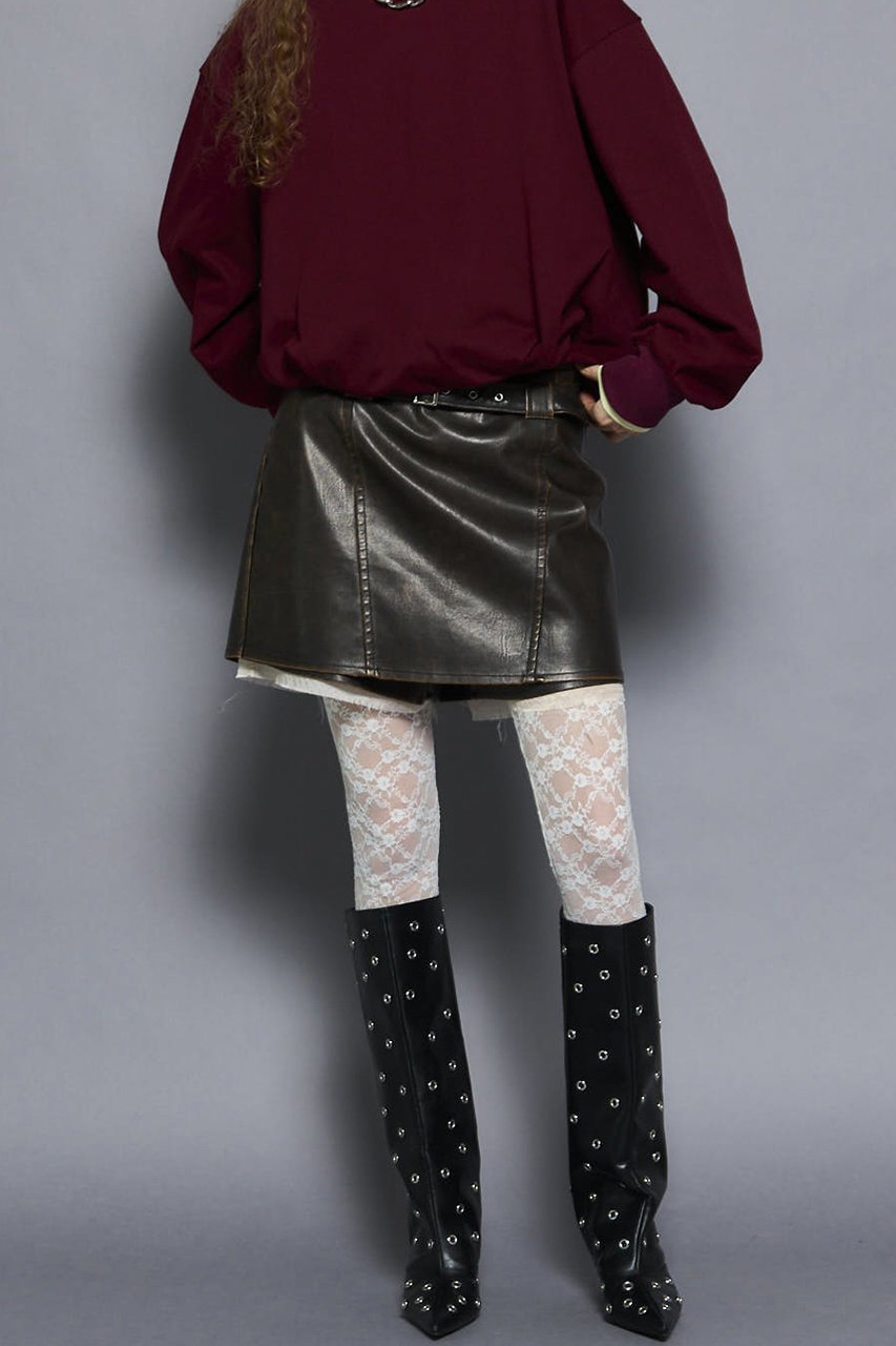 【メゾンスペシャル/MAISON SPECIAL】のBelted faux Leather Culottes/ベルテッドフェイクレザーキュロット 人気、トレンドファッション・服の通販 founy(ファニー) 　ファッション　Fashion　レディースファッション　Fashion for Women　スカート　Skirts　キュロットスカート　Culottes & Wide-Leg Shorts　おすすめ　Recommended / Our Picks　コンパクト　Compact, Small Size　ショート　Short, Short Length　シンプル　Simple, Minimal　ビッグ　Big, Oversized　フェイクレザー　Faux Leather, PU Leather　ミックス　Mix, Mixed Style　ヴィンテージ　Vintage Style　A/W・秋冬　Autumn/Winter　other-7|ID: prp329100004636816 ipo3291000000036168742