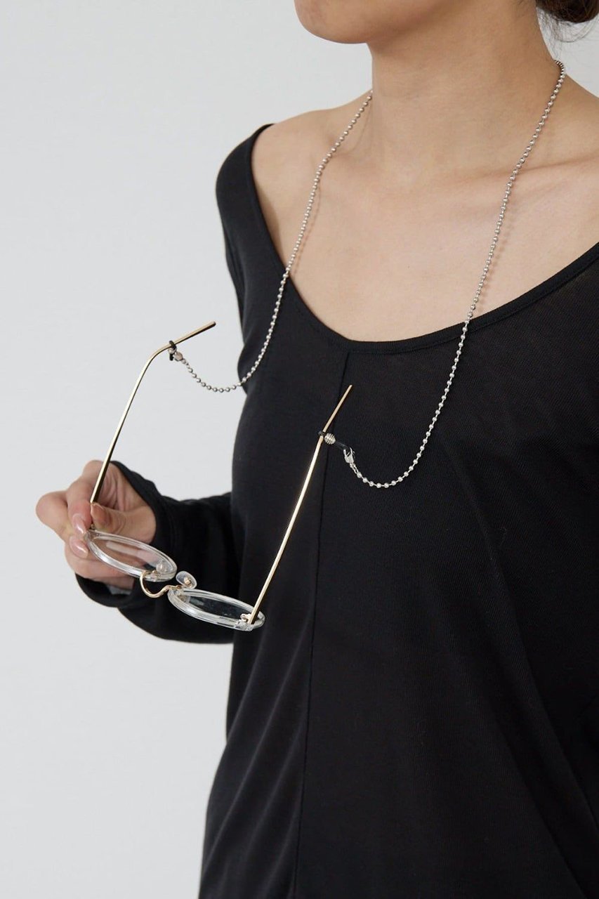 【ガリャルダガランテ/GALLARDAGALANTE】のグラスボールチェーンネックレス 人気、トレンドファッション・服の通販 founy(ファニー) 　ファッション　Fashion　レディースファッション　Fashion for Women　ジュエリー　Jewelry　ネックレス　Necklaces & Pendants　アクセサリー　Fashion Accessories　グラス　Glass, Eyewear　シリコン　Silicone, Silicone Material　シンプル　Simple, Minimal　チェーン　Chain, Chain Strap　ネックレス　Necklace, Pendant Necklace　ロング　Long, Long-Length　other-2|ID: prp329100004638239 ipo3291000000035651725