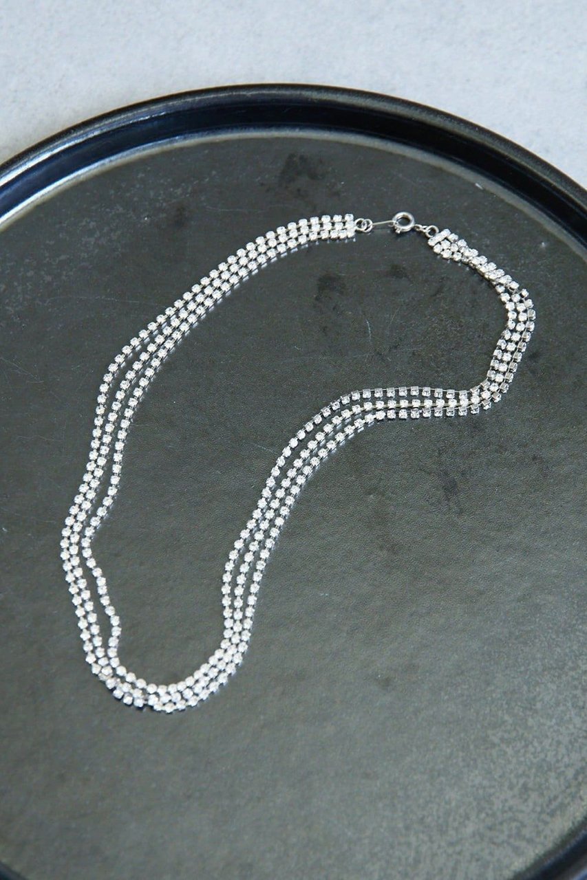 【ガリャルダガランテ/GALLARDAGALANTE】のクリスタルレーン3連ネックレス 人気、トレンドファッション・服の通販 founy(ファニー) 　ファッション　Fashion　レディースファッション　Fashion for Women　ジュエリー　Jewelry　ネックレス　Necklaces & Pendants　おすすめ　Recommended / Our Picks　オケージョン　Occasion Wear　クリスタル　Crystal, Swarovski　ネックレス　Necklace, Pendant Necklace　エレガント 上品　Elegant　other-2|ID: prp329100004638243 ipo3291000000035651752