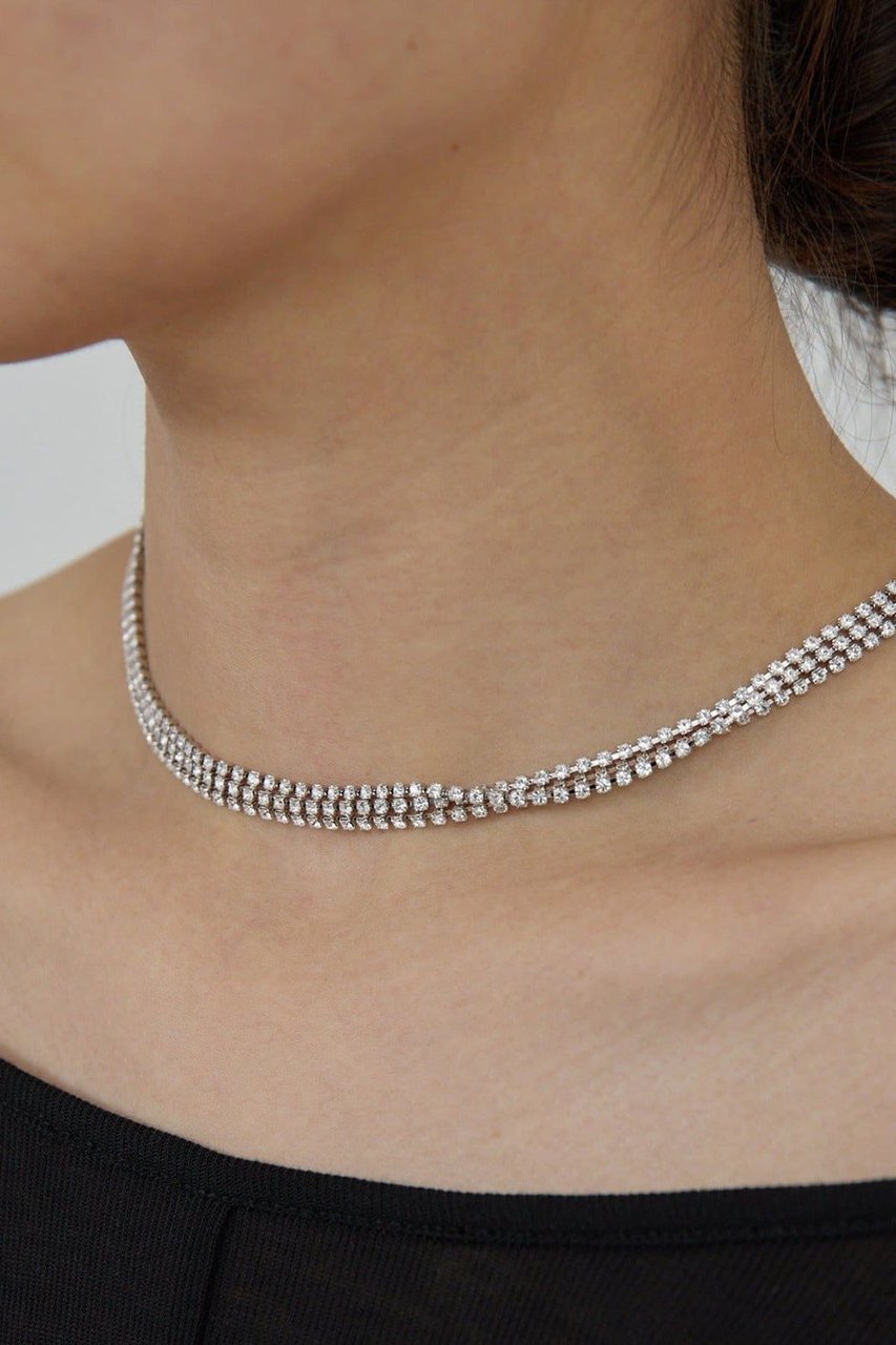 【ガリャルダガランテ/GALLARDAGALANTE】のクリスタルレーン3連ネックレス 人気、トレンドファッション・服の通販 founy(ファニー) 　ファッション　Fashion　レディースファッション　Fashion for Women　ジュエリー　Jewelry　ネックレス　Necklaces & Pendants　おすすめ　Recommended / Our Picks　オケージョン　Occasion Wear　クリスタル　Crystal, Swarovski　ネックレス　Necklace, Pendant Necklace　エレガント 上品　Elegant　other-3|ID: prp329100004638243 ipo3291000000035651753