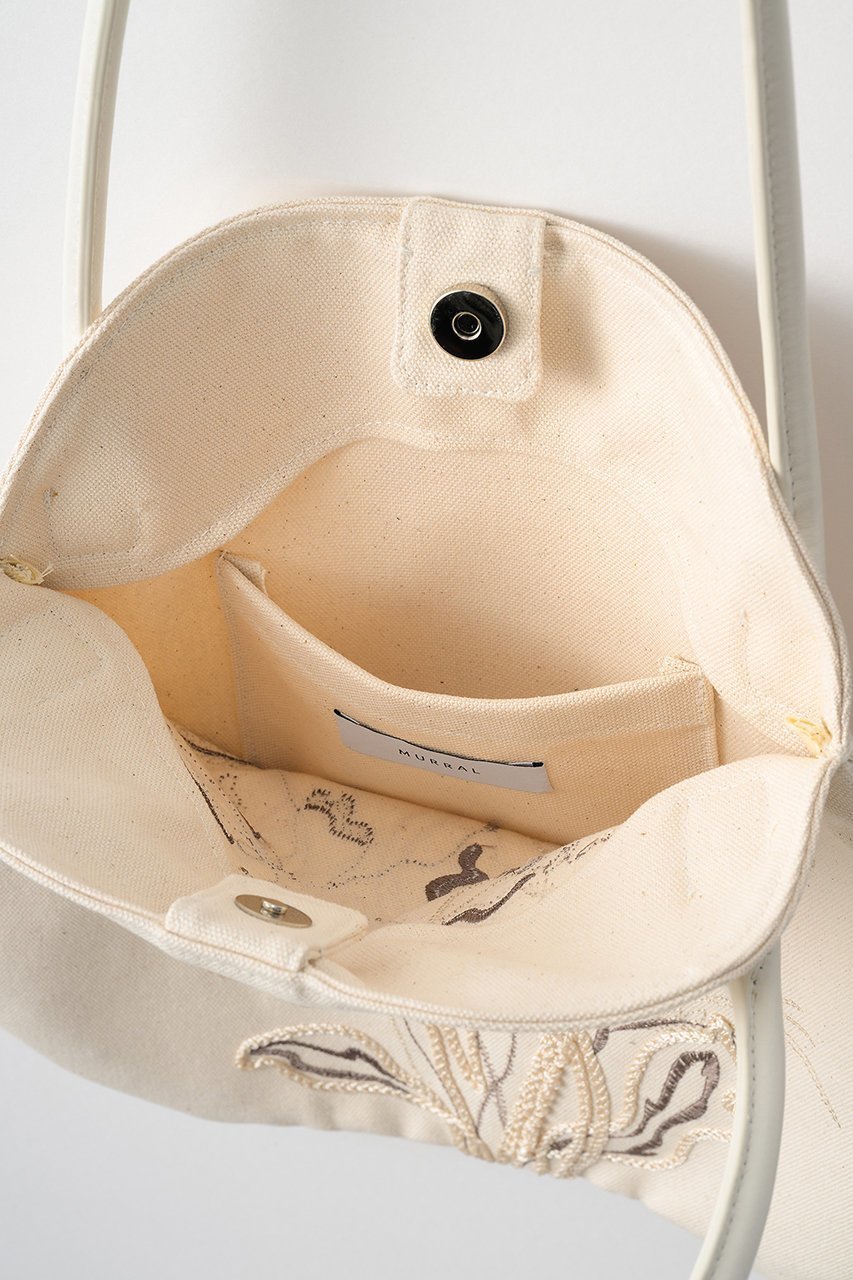 【ミューラル/MURRAL】のBouquet バッグ 人気、トレンドファッション・服の通販 founy(ファニー) 　ファッション　Fashion　レディースファッション　Fashion for Women　バッグ　Bags　キャンバス　Canvas, Canvas Fabric　ミックス　Mix, Mixed Style　リボン　Ribbon, Bow　other-8|ID: prp329100004638256 ipo3291000000035723462