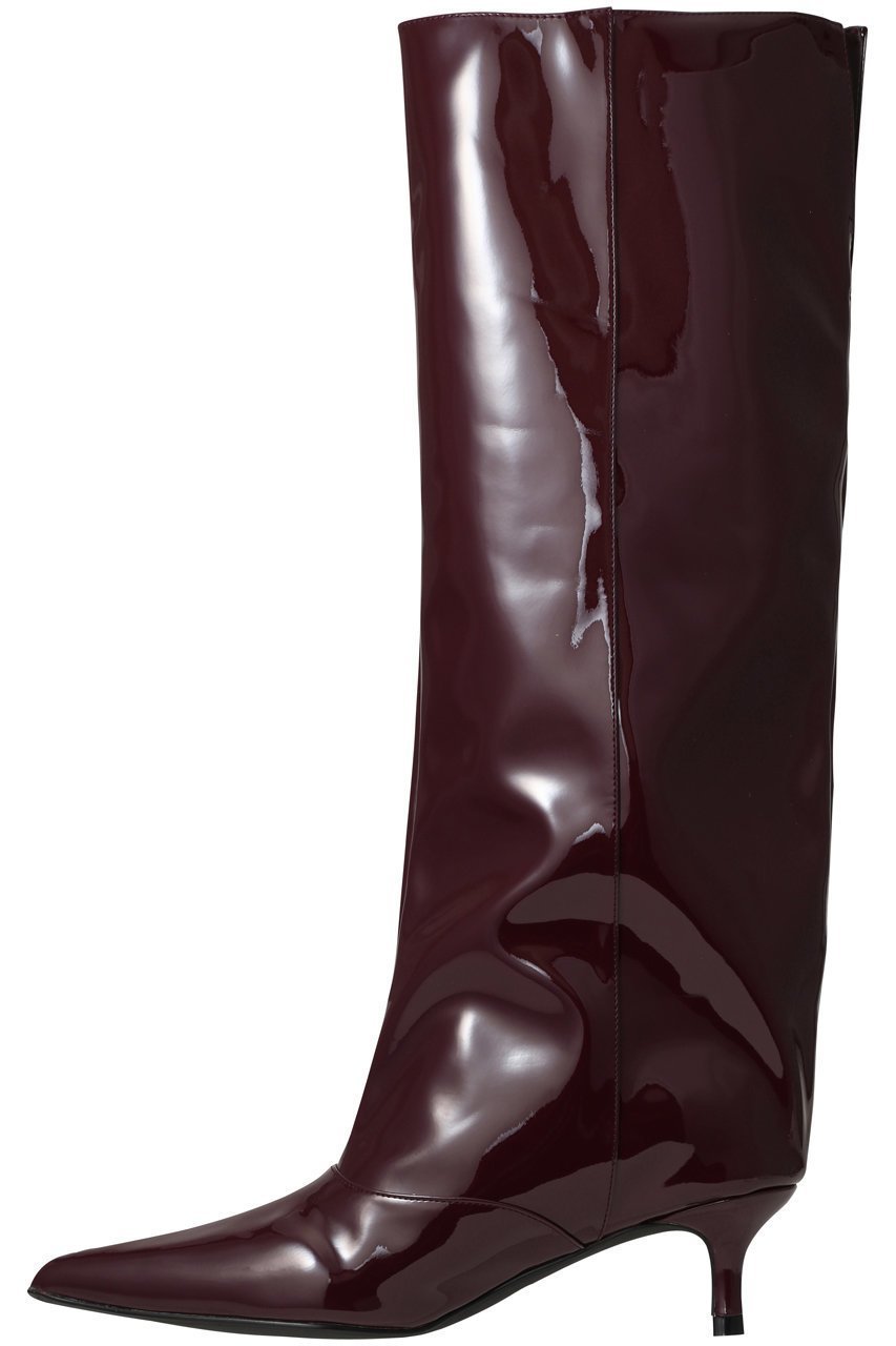 【メゾンスペシャル/MAISON SPECIAL】のLow Heels Loose Long Boots/ローヒールルーズロングブーツ インテリア・キッズ・メンズ・レディースファッション・服の通販 founy(ファニー) 　ファッション　Fashion　レディースファッション　Fashion for Women　おすすめ　Recommended / Our Picks　エナメル　Patent Leather　トレンド　Trend, Trending Now　ポインテッド　Pointed Toe, Sharp Toe　リアル　Real, Realistic　ルーズ　Loose, Oversized　ロング　Long, Long-Length　BRD(ボルドー)|ID: prp329100004638269 ipo3291000000036532564
