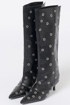 【メゾンスペシャル/MAISON SPECIAL】のLow Heels Studs Loose Long Boots/ローヒールルーズスタッズロングブーツ BLK(ブラック)|ID: prp329100004638270 ipo3291000000033428404