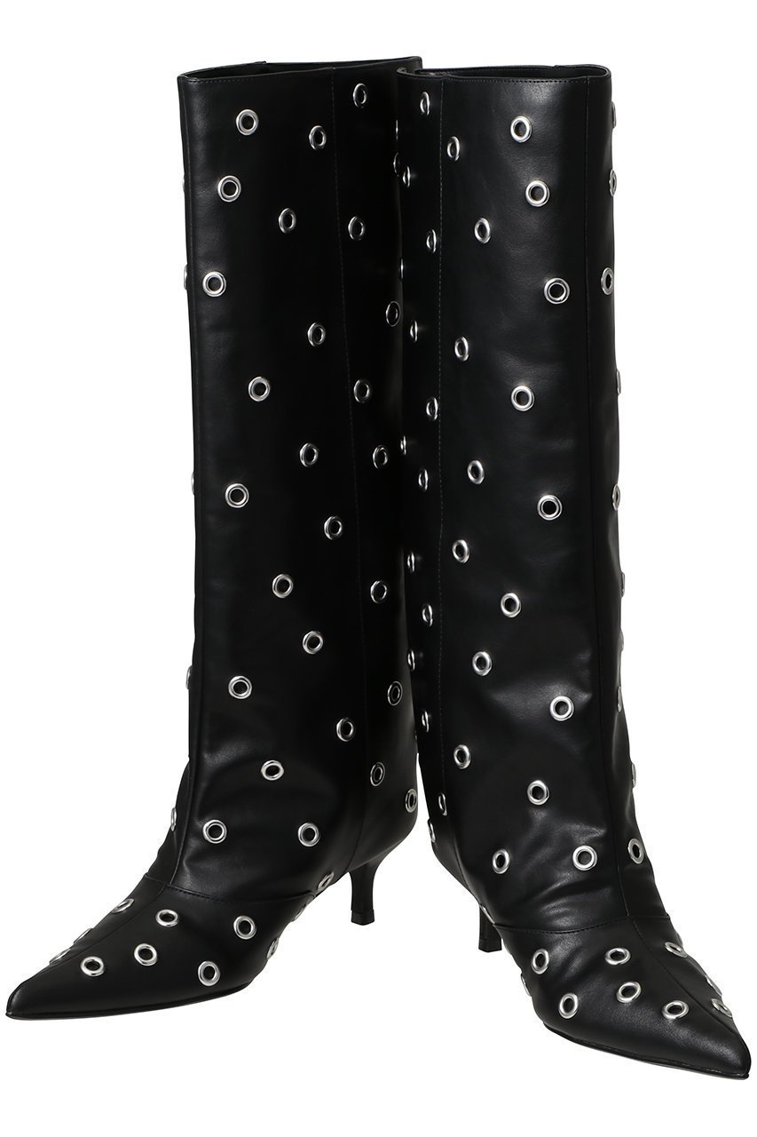 【メゾンスペシャル/MAISON SPECIAL】のLow Heels Studs Loose Long Boots/ローヒールルーズスタッズロングブーツ 人気、トレンドファッション・服の通販 founy(ファニー) 　ファッション　Fashion　レディースファッション　Fashion for Women　おすすめ　Recommended / Our Picks　スタッズ　Studs, Metal Accents　トレンド　Trend, Trending Now　ポインテッド　Pointed Toe, Sharp Toe　リアル　Real, Realistic　ルーズ　Loose, Oversized　ロング　Long, Long-Length　other-6|ID: prp329100004638270 ipo3291000000036763654