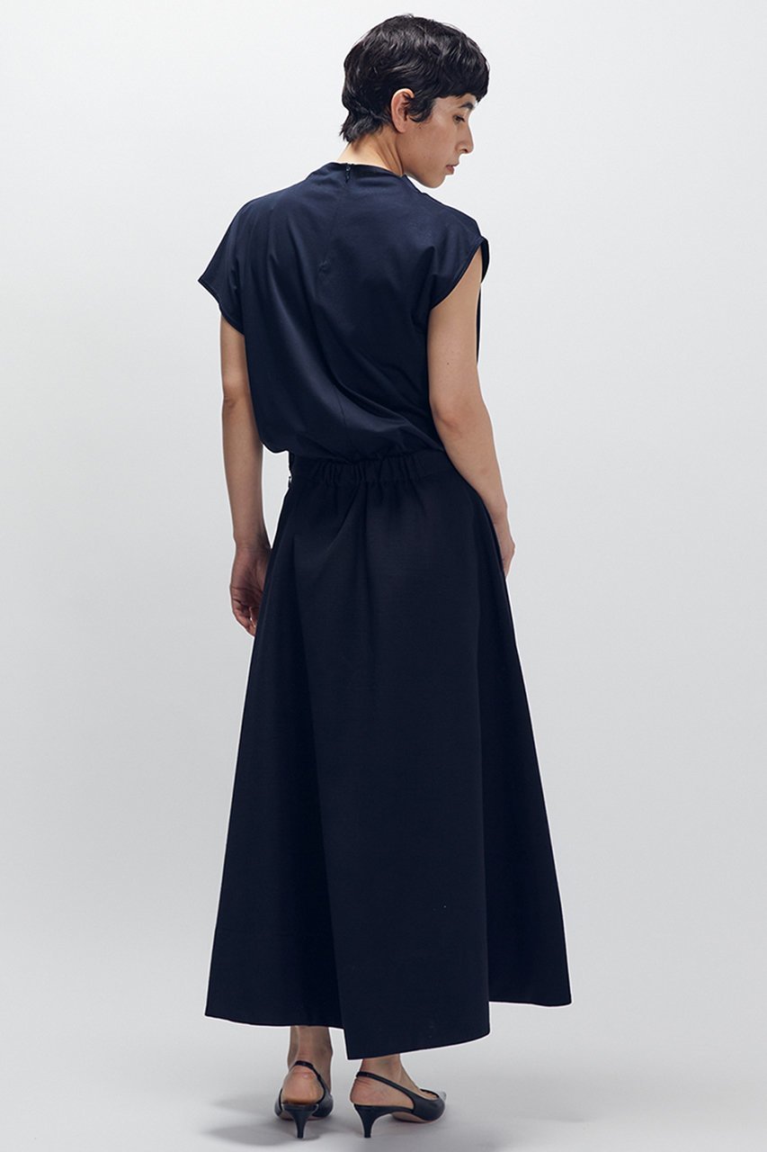 【プルミエ アロンディスモン/1er Arrondissement】のハイゲージコットンドレープT 人気、トレンドファッション・服の通販 founy(ファニー) 　ファッション　Fashion　レディースファッション　Fashion for Women　トップス・カットソー　Cut & Sew Tops　シャツ・ブラウス・オフィスカジュアル　Elegant Blouses & Button-Ups　ロングTシャツ・Tシャツ　Longline T-Shirts & Tees　カットソー・ベーシックTシャツ　Cut-and-Sewn Tops / Stretch Tees & Basics　なめらか　Smooth, Silky Texture　エレガント 上品　Elegant　カットソー　Cut and Sewn Top　ショート　Short, Short Length　スタンド　Stand Collar, Upright Stand　スリーブ　Sleeve, Long Sleeve / Short Sleeve　ドレープ　Drape, Draping Fabric　再入荷　Restock / Back in Stock　other-5|ID: prp329100004638271 ipo3291000000035496687