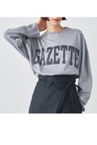 【ウィムガゼット/Whim Gazette】のGAZETTEロングTシャツ ライトグレー|ID: prp329100004638272 ipo3291000000033428422