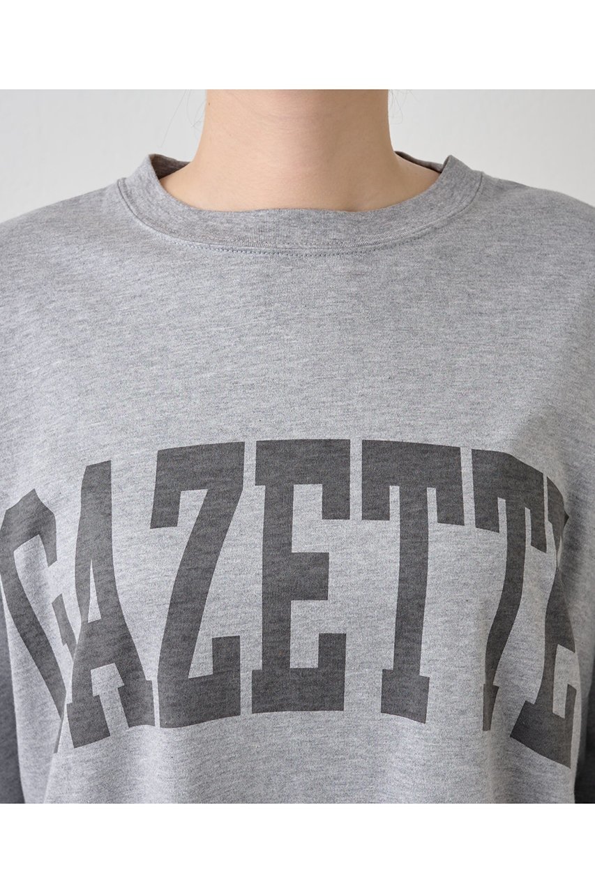 【ウィムガゼット/Whim Gazette】のGAZETTEロングTシャツ 人気、トレンドファッション・服の通販 founy(ファニー) 　ファッション　Fashion　レディースファッション　Fashion for Women　トップス・カットソー　Cut & Sew Tops　シャツ・ブラウス・オフィスカジュアル　Elegant Blouses & Button-Ups　ロングTシャツ・Tシャツ　Longline T-Shirts & Tees　カットソー・ベーシックTシャツ　Cut-and-Sewn Tops / Stretch Tees & Basics　2025年　2025　2025-2026秋冬・A/W　Autumn/Winter 2025–26 AW25–26　カットソー　Cut and Sewn Top　シルケット　Silket, Silky Cotton　スリーブ　Sleeve, Long Sleeve / Short Sleeve　プリント　Print, Printed Pattern　ロング　Long, Long-Length　A/W・秋冬　Autumn/Winter　長袖　Long Sleeve, Full Sleeve　other-8|ID: prp329100004638272 ipo3291000000033428429