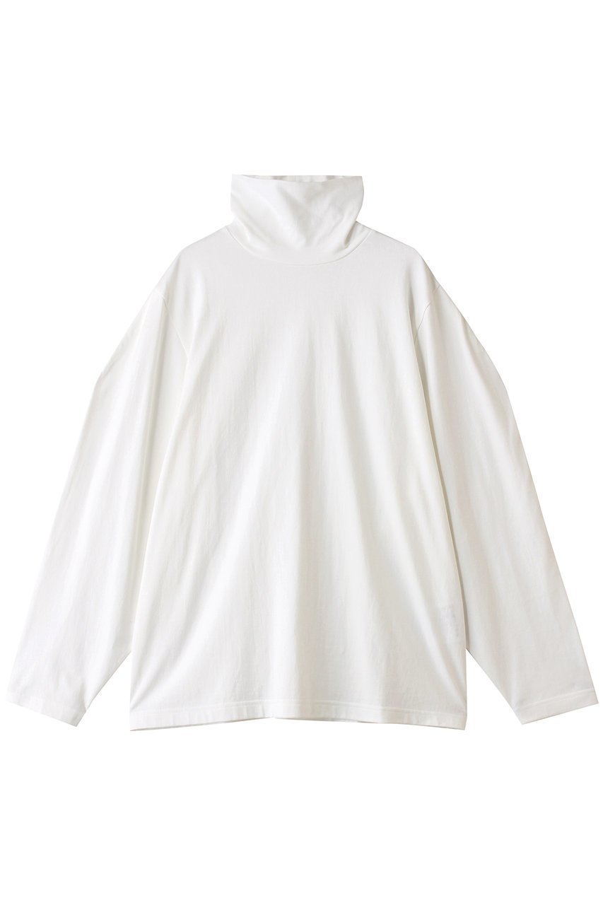 【アンスクリア/INSCRIRE】のショルダー タートルネック Tシャツ インテリア・キッズ・メンズ・レディースファッション・服の通販 founy(ファニー) 　ファッション　Fashion　レディースファッション　Fashion for Women　トップス・カットソー　Cut & Sew Tops　シャツ・ブラウス・オフィスカジュアル　Elegant Blouses & Button-Ups　ロングTシャツ・Tシャツ　Longline T-Shirts & Tees　カットソー・ベーシックTシャツ　Cut-and-Sewn Tops / Stretch Tees & Basics　タートルネック・ハイネックトップス　Turtlenecks & High-Neck Tops　2025年　2025　2025-2026秋冬・A/W　Autumn/Winter 2025–26 AW25–26　ショルダー　Shoulder, Shoulder Strap　シンプル　Simple, Minimal　スリーブ　Sleeve, Long Sleeve / Short Sleeve　タートル　Turtleneck, Turtle Collar　タートルネック　Turtleneck, High Neck　トレンド　Trend, Trending Now　バランス　Balance, Style Balance　ボトム　Bottoms, Lower Wear　ロング　Long, Long-Length　エレガント 上品　Elegant　A/W・秋冬　Autumn/Winter　ホワイト|ID: prp329100004638275 ipo3291000000033428444