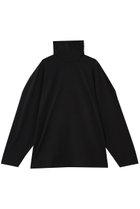 【アンスクリア/INSCRIRE】のショルダー タートルネック Tシャツ ブラック|ID: prp329100004638275 ipo3291000000035496691