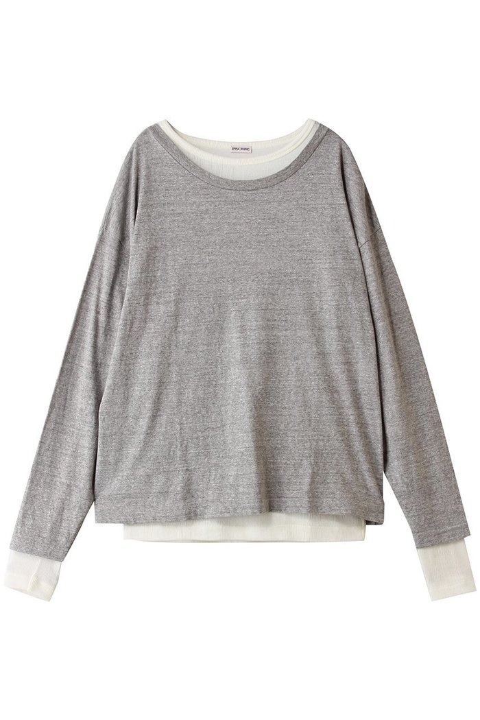 【アンスクリア/INSCRIRE】のPlating リブ レイヤード Tシャツ インテリア・キッズ・メンズ・レディースファッション・服の通販 founy(ファニー) https://founy.com/ ファッション Fashion レディースファッション Fashion for Women トップス・カットソー Cut & Sew Tops シャツ・ブラウス・オフィスカジュアル Elegant Blouses & Button-Ups ロングTシャツ・Tシャツ Longline T-Shirts & Tees カットソー・ベーシックTシャツ Cut-and-Sewn Tops / Stretch Tees & Basics 2025年 2025 2025-2026秋冬・A/W Autumn/Winter 2025–26 AW25–26 シンプル Simple, Minimal スリーブ Sleeve, Long Sleeve / Short Sleeve ボトム Bottoms, Lower Wear ロング Long, Long-Length A/W・秋冬 Autumn/Winter |ID: prp329100004638276 ipo3291000000033428449