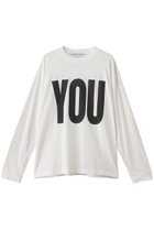 【キャサリンハムネット/KATHARINE HAMNETT LONDON】のロングスリーブ スローガンTシャツ ホワイト|ID:prp329100004638278