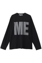 【キャサリンハムネット/KATHARINE HAMNETT LONDON】のロングスリーブ スローガンTシャツ ブラック|ID:prp329100004638278