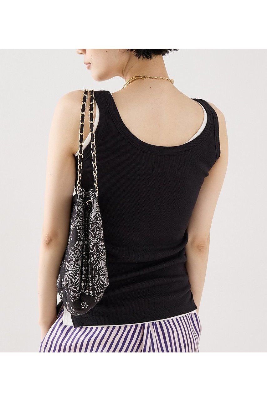 【ザ ストア バイ シー/THE STORE by C】の【COCUCA】リブタンク 人気、トレンドファッション・服の通販 founy(ファニー) 　ファッション　Fashion　レディースファッション　Fashion for Women　トップス・カットソー　Cut & Sew Tops　キャミソール&ノースリーブ　Camisoles & Sleeveless Tops　シャツ・ブラウス・オフィスカジュアル　Elegant Blouses & Button-Ups　ロングTシャツ・Tシャツ　Longline T-Shirts & Tees　カットソー・ベーシックTシャツ　Cut-and-Sewn Tops / Stretch Tees & Basics　2025年　2025　2025-2026秋冬・A/W　Autumn/Winter 2025–26 AW25–26　インナー　Innerwear　キャミソール　Camisole, Spaghetti Strap Top　シルク　Silk, 100% Silk　タンク　Tank Top, Sleeveless Top　フィット　Fit, Slim Fit　ベーシック　Basic, Essential　定番　Standard, Basic Item　A/W・秋冬　Autumn/Winter　other-2|ID: prp329100004638281 ipo3291000000033428490