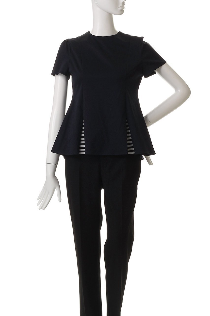 【ボーダーズ アット バルコニー/BORDERS at BALCONY】のボーダーフレアTシャツ 人気、トレンドファッション・服の通販 founy(ファニー) 　ファッション　Fashion　レディースファッション　Fashion for Women　トップス・カットソー　Cut & Sew Tops　シャツ・ブラウス・オフィスカジュアル　Elegant Blouses & Button-Ups　ロングTシャツ・Tシャツ　Longline T-Shirts & Tees　カットソー・ベーシックTシャツ　Cut-and-Sewn Tops / Stretch Tees & Basics　2025年　2025　2025-2026秋冬・A/W　Autumn/Winter 2025–26 AW25–26　ショート　Short, Short Length　スリーブ　Sleeve, Long Sleeve / Short Sleeve　フレア　Flare, Flared　ボーダー　Border, Stripe　ロング　Long, Long-Length　エレガント 上品　Elegant　A/W・秋冬　Autumn/Winter　other-2|ID: prp329100004638283 ipo3291000000033428509