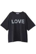 【キャサリンハムネット/KATHARINE HAMNETT LONDON】のハーフスリーブ ウォッシュド スローガンTシャツ ブルーグレー|ID:prp329100004638284