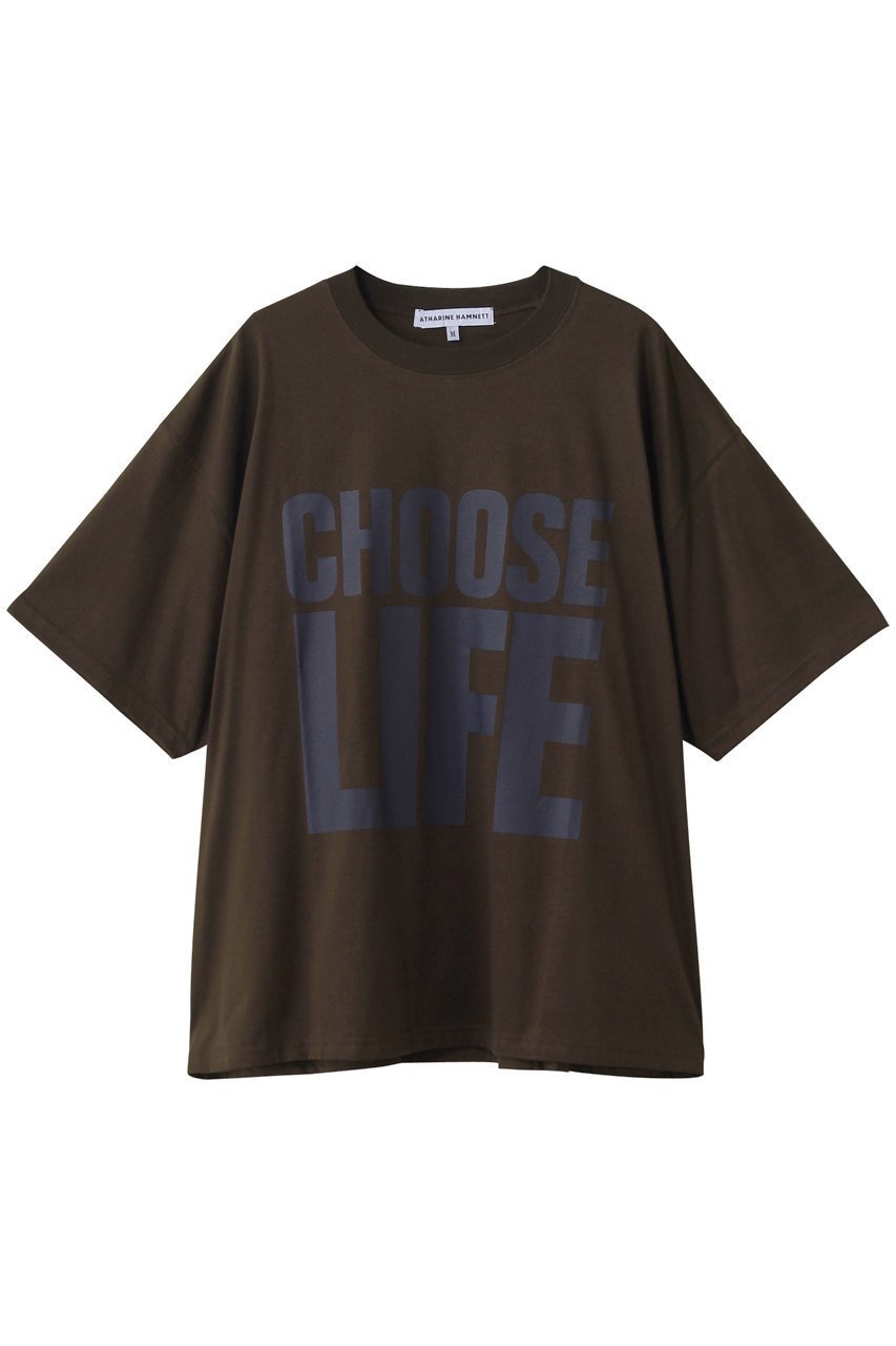 【キャサリンハムネット/KATHARINE HAMNETT LONDON】のオーガ―ニック スローガン ビッグTシャツ 人気、トレンドファッション・服の通販 founy(ファニー) 　ファッション　Fashion　レディースファッション　Fashion for Women　トップス・カットソー　Cut & Sew Tops　シャツ・ブラウス・オフィスカジュアル　Elegant Blouses & Button-Ups　ロングTシャツ・Tシャツ　Longline T-Shirts & Tees　カットソー・ベーシックTシャツ　Cut-and-Sewn Tops / Stretch Tees & Basics　2025年　2025　2025-2026秋冬・A/W　Autumn/Winter 2025–26 AW25–26　インナー　Innerwear　ショート　Short, Short Length　スリーブ　Sleeve, Long Sleeve / Short Sleeve　ビッグ　Big, Oversized　ロング　Long, Long-Length　A/W・秋冬　Autumn/Winter　 other-1|ID: prp329100004638285 ipo3291000000033428520