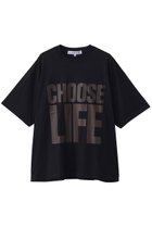 【キャサリンハムネット/KATHARINE HAMNETT LONDON】のオーガ―ニック スローガン ビッグTシャツ ネイビー|ID:prp329100004638285