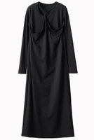【ミューラル/MURRAL】のTwist ジャージードレス 人気、トレンドファッション・服の通販 founy(ファニー) ファッション Fashion レディースファッション Fashion for Women ワンピース Dresses フォーマル・パーティードレス・結婚式用ドレス Elegant & Casual Dresses チュニック Tunic Tops & Dresses 2025年 2025 2025-2026秋冬・A/W Autumn/Winter 2025–26 AW25–26 アシンメトリー Asymmetrical Style インナー Innerwear エレガント 上品 Elegant コレクション Collection, Seasonal Line チュニック Tunic, Long Top ドレス Dress, One-Piece ロング Long, Long-Length 秋 Autumn A/W・秋冬 Autumn/Winter |ID:prp329100004638286