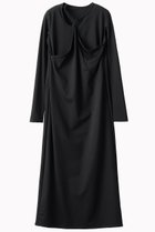 【ミューラル/MURRAL】のTwist ジャージードレス 人気、トレンドファッション・服の通販 founy(ファニー) ファッション Fashion レディースファッション Fashion for Women ワンピース Dresses フォーマル・パーティードレス・結婚式用ドレス Elegant & Casual Dresses チュニック Tunic Tops & Dresses 2025年 2025 2025-2026秋冬・A/W Autumn/Winter 2025–26 AW25–26 アシンメトリー Asymmetrical Style インナー Innerwear エレガント 上品 Elegant コレクション Collection, Seasonal Line チュニック Tunic, Long Top ドレス Dress, One-Piece ロング Long, Long-Length 秋 Autumn A/W・秋冬 Autumn/Winter thumbnail ブラック|ID: prp329100004638286 ipo3291000000033428530