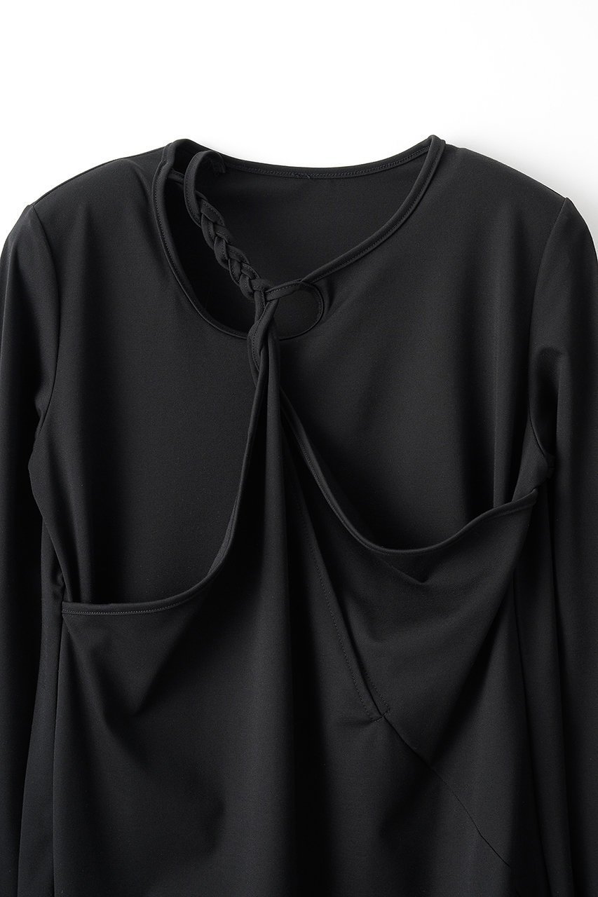 【ミューラル/MURRAL】のTwist ジャージードレス 人気、トレンドファッション・服の通販 founy(ファニー) 　ファッション　Fashion　レディースファッション　Fashion for Women　ワンピース　Dresses　フォーマル・パーティードレス・結婚式用ドレス　Elegant & Casual Dresses　チュニック　Tunic Tops & Dresses　2025年　2025　2025-2026秋冬・A/W　Autumn/Winter 2025–26 AW25–26　アシンメトリー　Asymmetrical Style　インナー　Innerwear　エレガント 上品　Elegant　コレクション　Collection, Seasonal Line　チュニック　Tunic, Long Top　ドレス　Dress, One-Piece　ロング　Long, Long-Length　秋　Autumn　A/W・秋冬　Autumn/Winter　other-3|ID: prp329100004638286 ipo3291000000033428532