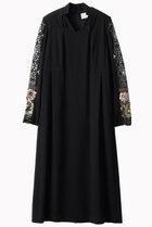【ミューラル/MURRAL】のPetal collar lace ドレス 人気、トレンドファッション・服の通販 founy(ファニー) ファッション Fashion レディースファッション Fashion for Women ワンピース Dresses フォーマル・パーティードレス・結婚式用ドレス Elegant & Casual Dresses チュニック Tunic Tops & Dresses 2025年 2025 2025-2026秋冬・A/W Autumn/Winter 2025–26 AW25–26 アクセサリー Fashion Accessories カッティング Cutting Detail ストレート Straight, Straight Cut チュニック Tunic, Long Top ドレス Dress, One-Piece モチーフ Motif, Design Theme レース Lace, Lace Fabric ロング Long, Long-Length A/W・秋冬 Autumn/Winter thumbnail ブラック|ID: prp329100004638287 ipo3291000000033428540