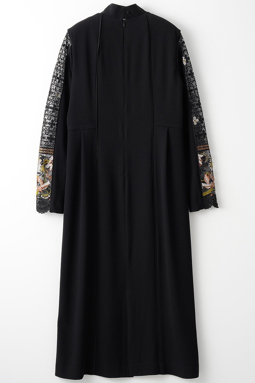 【ミューラル/MURRAL】のPetal collar lace ドレス 人気、トレンドファッション・服の通販 founy(ファニー) 　ファッション　Fashion　レディースファッション　Fashion for Women　ワンピース　Dresses　フォーマル・パーティードレス・結婚式用ドレス　Elegant & Casual Dresses　チュニック　Tunic Tops & Dresses　2025年　2025　2025-2026秋冬・A/W　Autumn/Winter 2025–26 AW25–26　アクセサリー　Fashion Accessories　カッティング　Cutting Detail　ストレート　Straight, Straight Cut　チュニック　Tunic, Long Top　ドレス　Dress, One-Piece　モチーフ　Motif, Design Theme　レース　Lace, Lace Fabric　ロング　Long, Long-Length　A/W・秋冬　Autumn/Winter　other-2|ID: prp329100004638287 ipo3291000000033428541
