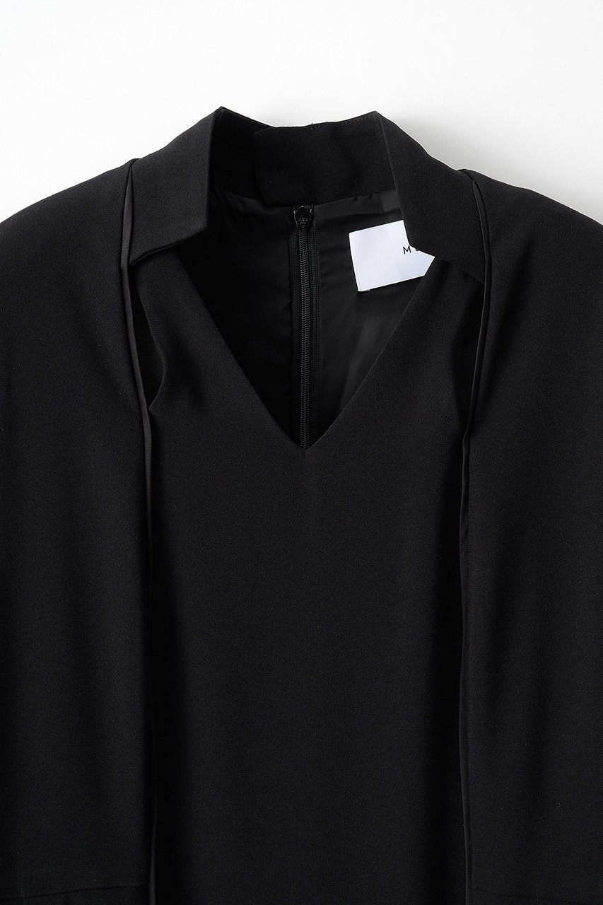 【ミューラル/MURRAL】のPetal collar lace ドレス 人気、トレンドファッション・服の通販 founy(ファニー) 　ファッション　Fashion　レディースファッション　Fashion for Women　ワンピース　Dresses　フォーマル・パーティードレス・結婚式用ドレス　Elegant & Casual Dresses　チュニック　Tunic Tops & Dresses　2025年　2025　2025-2026秋冬・A/W　Autumn/Winter 2025–26 AW25–26　アクセサリー　Fashion Accessories　カッティング　Cutting Detail　ストレート　Straight, Straight Cut　チュニック　Tunic, Long Top　ドレス　Dress, One-Piece　モチーフ　Motif, Design Theme　レース　Lace, Lace Fabric　ロング　Long, Long-Length　A/W・秋冬　Autumn/Winter　other-3|ID: prp329100004638287 ipo3291000000033428542