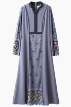 【ミューラル/MURRAL】のFramed フラワー レース ドレス 人気、トレンドファッション・服の通販 founy(ファニー) ファッション Fashion レディースファッション Fashion for Women ワンピース Dresses フォーマル・パーティードレス・結婚式用ドレス Elegant & Casual Dresses チュニック Tunic Tops & Dresses 2025年 2025 2025-2026秋冬・A/W Autumn/Winter 2025–26 AW25–26 アクセサリー Fashion Accessories ジュエリー Jewelry, Accessories チュニック Tunic, Long Top ドレス Dress, One-Piece フラワー Flower, Floral モチーフ Motif, Design Theme レース Lace, Lace Fabric ロング Long, Long-Length A/W・秋冬 Autumn/Winter thumbnail ブルー|ID: prp329100004638288 ipo3291000000033428549