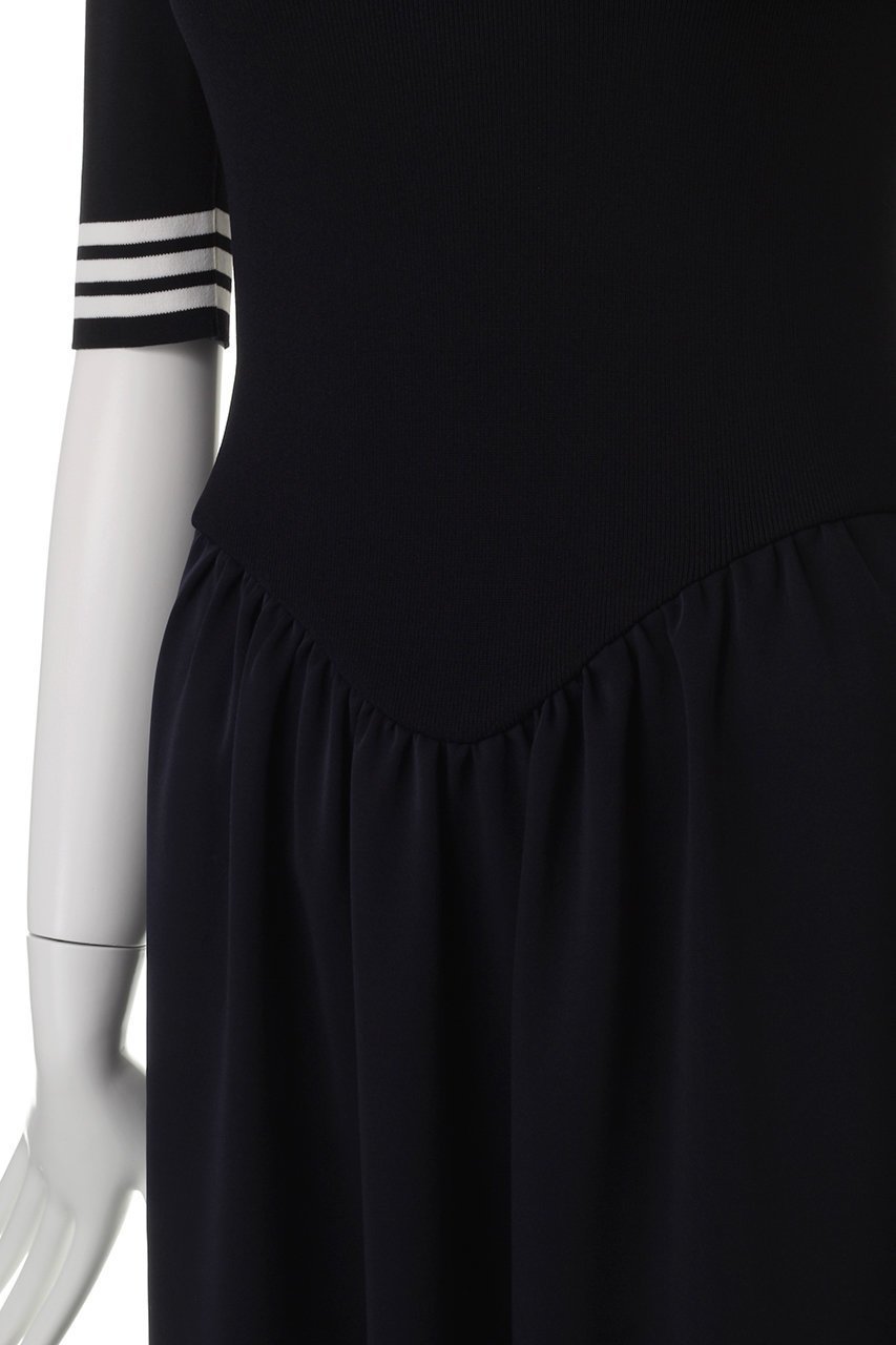 【ボーダーズ アット バルコニー/BORDERS at BALCONY】の【8/15 0:00販売開始】コンビネーションドレス 人気、トレンドファッション・服の通販 founy(ファニー) 　ファッション　Fashion　レディースファッション　Fashion for Women　ワンピース　Dresses　フォーマル・パーティードレス・結婚式用ドレス　Elegant & Casual Dresses　チュニック　Tunic Tops & Dresses　2025年　2025　2025-2026秋冬・A/W　Autumn/Winter 2025–26 AW25–26　なめらか　Smooth, Silky Texture　スニーカー　Sneakers, Trainers　チュニック　Tunic, Long Top　ドレス　Dress, One-Piece　フィット　Fit, Slim Fit　ボーダー　Border, Stripe　マキシ　Maxi, Full Length　ロング　Long, Long-Length　エレガント 上品　Elegant　A/W・秋冬　Autumn/Winter　other-5|ID: prp329100004638292 ipo3291000000033428584