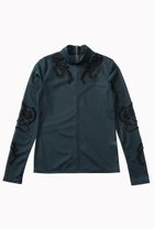 【ミューラル/MURRAL】のMoon road エンブロイダリー シアートップス 人気、トレンドファッション・服の通販 founy(ファニー) ファッション Fashion レディースファッション Fashion for Women トップス・カットソー Cut & Sew Tops シャツ・ブラウス・オフィスカジュアル Elegant Blouses & Button-Ups 2025年 2025 2025-2026秋冬・A/W Autumn/Winter 2025–26 AW25–26 エレガント 上品 Elegant エンブロイダリー Embroidery Design オーガンジー Organza Fabric コレクション Collection, Seasonal Line スリーブ Sleeve, Long Sleeve / Short Sleeve ロング Long, Long-Length A/W・秋冬 Autumn/Winter thumbnail ダークグリーン|ID: prp329100004638294 ipo3291000000035496735