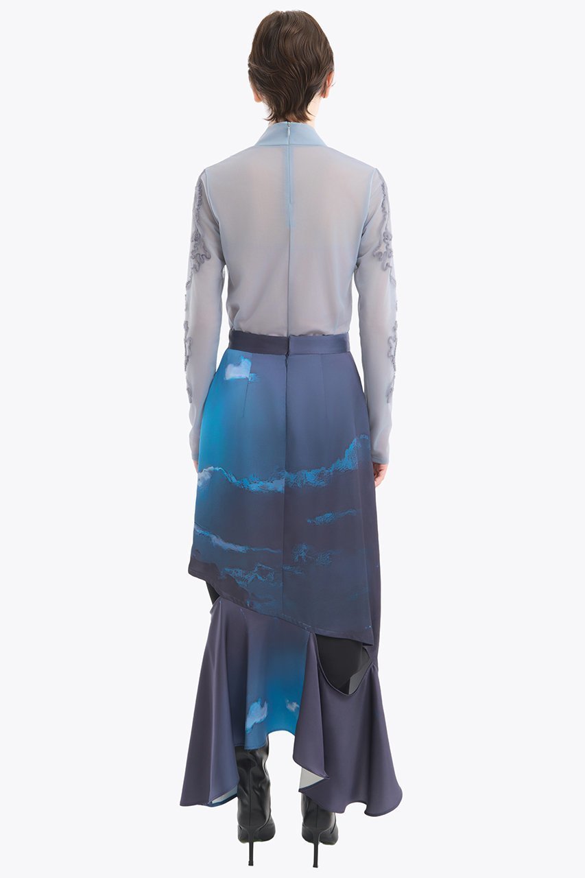 【ミューラル/MURRAL】のMoon road エンブロイダリー シアートップス 人気、トレンドファッション・服の通販 founy(ファニー) 　ファッション　Fashion　レディースファッション　Fashion for Women　トップス・カットソー　Cut & Sew Tops　シャツ・ブラウス・オフィスカジュアル　Elegant Blouses & Button-Ups　2025年　2025　2025-2026秋冬・A/W　Autumn/Winter 2025–26 AW25–26　エレガント 上品　Elegant　エンブロイダリー　Embroidery Design　オーガンジー　Organza Fabric　コレクション　Collection, Seasonal Line　スリーブ　Sleeve, Long Sleeve / Short Sleeve　ロング　Long, Long-Length　A/W・秋冬　Autumn/Winter　other-7|ID: prp329100004638294 ipo3291000000035590882