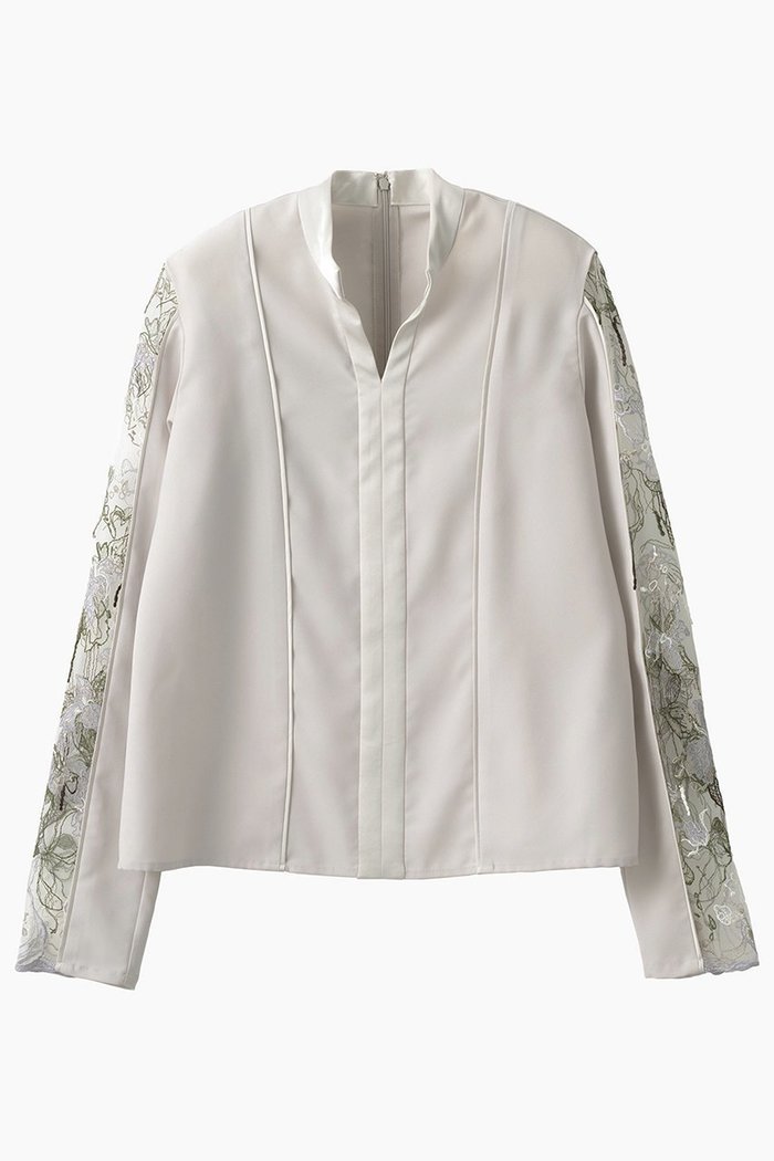 【ミューラル/MURRAL】のTears フラワー レース トップス インテリア・キッズ・メンズ・レディースファッション・服の通販 founy(ファニー) https://founy.com/ ファッション Fashion レディースファッション Fashion for Women トップス・カットソー Cut & Sew Tops シャツ・ブラウス・オフィスカジュアル Elegant Blouses & Button-Ups レーストップス・繊細レースブラウス Lace Tops / Delicate Lace Blouses 2025年 2025 2025-2026秋冬・A/W Autumn/Winter 2025–26 AW25–26 エレガント 上品 Elegant ケミカル Chemical, Chemical Wash コレクション Collection, Seasonal Line サテン Satin, Glossy Fabric スタンド Stand Collar, Upright Stand スリーブ Sleeve, Long Sleeve / Short Sleeve ダブル Double, Double-Breasted ハンド Hand, Handmade フェイス Face, Facial Design フラワー Flower, Floral ミックス Mix, Mixed Style モチーフ Motif, Design Theme レース Lace, Lace Fabric ロング Long, Long-Length A/W・秋冬 Autumn/Winter |ID: prp329100004638296 ipo3291000000033428615