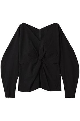 【イレーヴ/YLEVE】 OMI ブリーチ コットン ツイル ツイスト ブラウス人気、トレンドファッション・服の通販 founy(ファニー) ファッション Fashion レディースファッション Fashion for Women トップス・カットソー Cut & Sew Tops シャツ・ブラウス・オフィスカジュアル Elegant Blouses & Button-Ups 2025年 2025 2025-2026秋冬・A/W Autumn/Winter 2025–26 AW25–26 スリーブ Sleeve, Long Sleeve / Short Sleeve ツイスト Tweed, Tweed Fabric ツイル Twist, Twisted Detail フェミニン Feminine, Girly フロント Front, Front Design ブリーチ Bleach, Washed Finish ロング Long, Long-Length A/W・秋冬 Autumn/Winter |ID:prp329100004638301