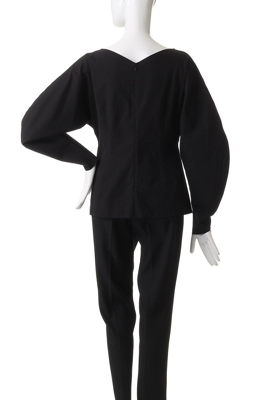 【イレーヴ/YLEVE】のOMI ブリーチ コットン ツイル ツイスト ブラウス 人気、トレンドファッション・服の通販 founy(ファニー) 　ファッション　Fashion　レディースファッション　Fashion for Women　トップス・カットソー　Cut & Sew Tops　シャツ・ブラウス・オフィスカジュアル　Elegant Blouses & Button-Ups　スリーブ　Sleeve, Long Sleeve / Short Sleeve　ツイスト　Tweed, Tweed Fabric　ツイル　Twist, Twisted Detail　フェミニン　Feminine, Girly　フロント　Front, Front Design　ブリーチ　Bleach, Washed Finish　ロング　Long, Long-Length　other-4|ID: prp329100004638301 ipo3291000000035723493