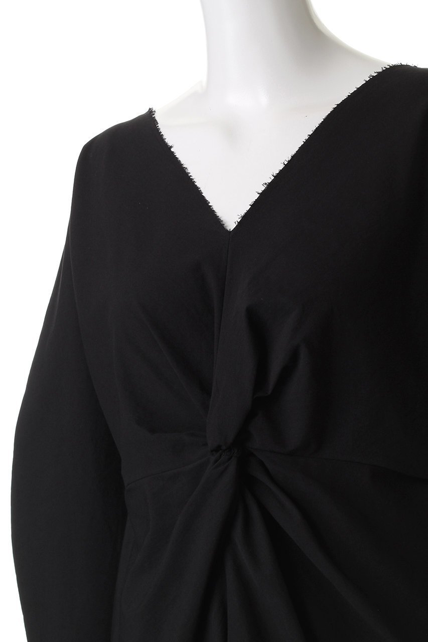 【イレーヴ/YLEVE】のOMI ブリーチ コットン ツイル ツイスト ブラウス 人気、トレンドファッション・服の通販 founy(ファニー) 　ファッション　Fashion　レディースファッション　Fashion for Women　トップス・カットソー　Cut & Sew Tops　シャツ・ブラウス・オフィスカジュアル　Elegant Blouses & Button-Ups　スリーブ　Sleeve, Long Sleeve / Short Sleeve　ツイスト　Tweed, Tweed Fabric　ツイル　Twist, Twisted Detail　フェミニン　Feminine, Girly　フロント　Front, Front Design　ブリーチ　Bleach, Washed Finish　ロング　Long, Long-Length　other-5|ID: prp329100004638301 ipo3291000000035723494