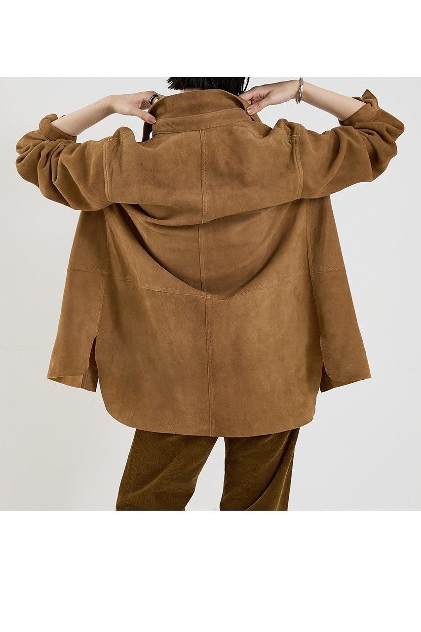 【ザ ストア バイ シー/THE STORE by C】の【COCUCA】スエードシャツジャケット 人気、トレンドファッション・服の通販 founy(ファニー) 　ファッション　Fashion　レディースファッション　Fashion for Women　アウター　Coat / Outerwear Collection　レディースジャケット・軽アウター　Jackets　トップス・カットソー　Cut & Sew Tops　インナー　Innerwear　エレガント 上品　Elegant　ジャケット　Jacket, Outerwear　スリーブ　Sleeve, Long Sleeve / Short Sleeve　デニム　Denim, Jeans Material　フェミニン　Feminine, Girly　レース　Lace, Lace Fabric　ロング　Long, Long-Length　A/W・秋冬　Autumn/Winter　おすすめ　Recommended / Our Picks　2025年　2025　2025-2026秋冬・A/W　Autumn/Winter 2025–26 AW25–26　other-2|ID: prp329100004638302 ipo3291000000033428666