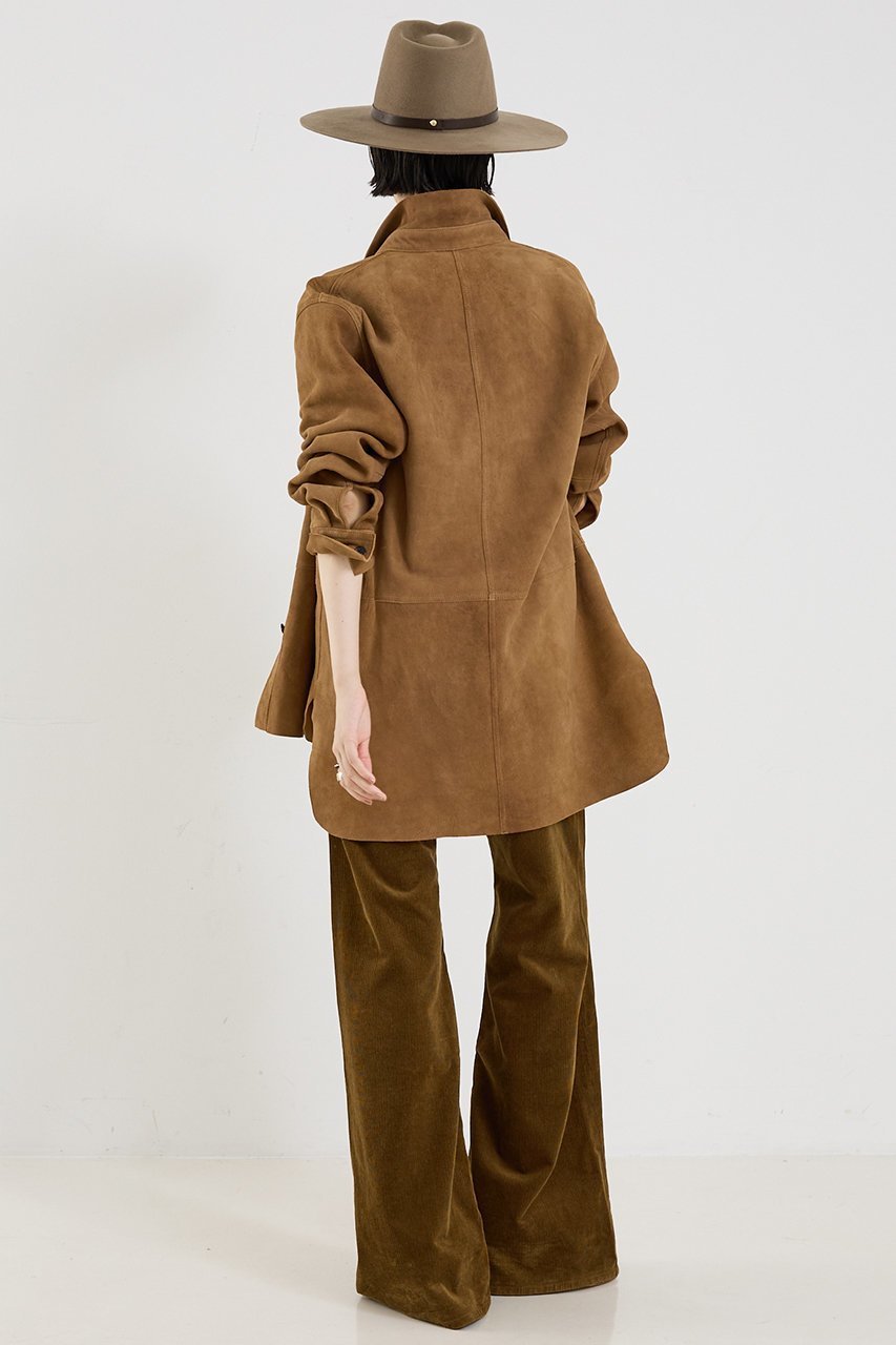 【ザ ストア バイ シー/THE STORE by C】の【COCUCA】スエードシャツジャケット 人気、トレンドファッション・服の通販 founy(ファニー) 　ファッション　Fashion　レディースファッション　Fashion for Women　アウター　Coat / Outerwear Collection　レディースジャケット・軽アウター　Jackets　トップス・カットソー　Cut & Sew Tops　おすすめ　Recommended / Our Picks　インナー　Innerwear　エレガント 上品　Elegant　ジャケット　Jacket, Outerwear　スリーブ　Sleeve, Long Sleeve / Short Sleeve　デニム　Denim, Jeans Material　フェミニン　Feminine, Girly　レース　Lace, Lace Fabric　ロング　Long, Long-Length　other-4|ID: prp329100004638302 ipo3291000000035651818