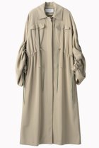 【ミューラル/MURRAL】のGathered sleeve ミリタリーコート スモークカーキ|ID: prp329100004638304 ipo3291000000035377440