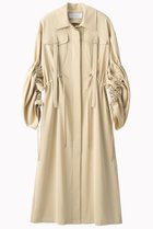 【ミューラル/MURRAL】のGathered sleeve ミリタリーコート ベージュ|ID: prp329100004638304 ipo3291000000036063942