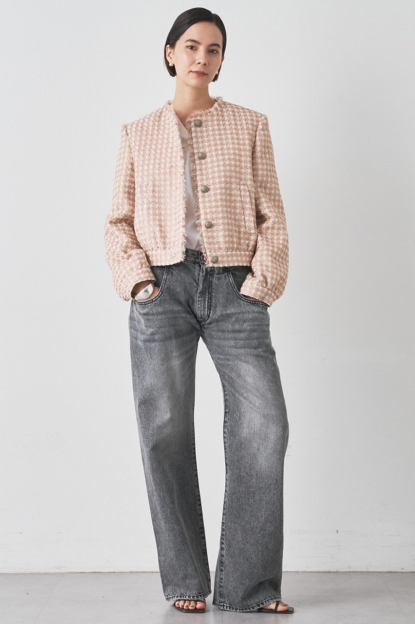 【ウィムガゼット/Whim Gazette】のLINTONブルゾン 人気、トレンドファッション・服の通販 founy(ファニー) 　ファッション　Fashion　レディースファッション　Fashion for Women　アウター　Coat / Outerwear Collection　レディースジャケット・軽アウター　Jackets　ブルゾンジャケット・スポーティアウター　Blouson Jackets　カフス　Cuff Design　コンパクト　Compact, Small Size　ジャケット　Jacket, Outerwear　ダウン　Down, Puffer　ツイード　Twill, Twill Weave　デニム　Denim, Jeans Material　バランス　Balance, Style Balance　ブルゾン　Blouson, Bomber Jacket　ボトム　Bottoms, Lower Wear　A/W・秋冬　Autumn/Winter　おすすめ　Recommended / Our Picks　2025年　2025　2025-2026秋冬・A/W　Autumn/Winter 2025–26 AW25–26　other-2|ID: prp329100004638305 ipo3291000000033428694