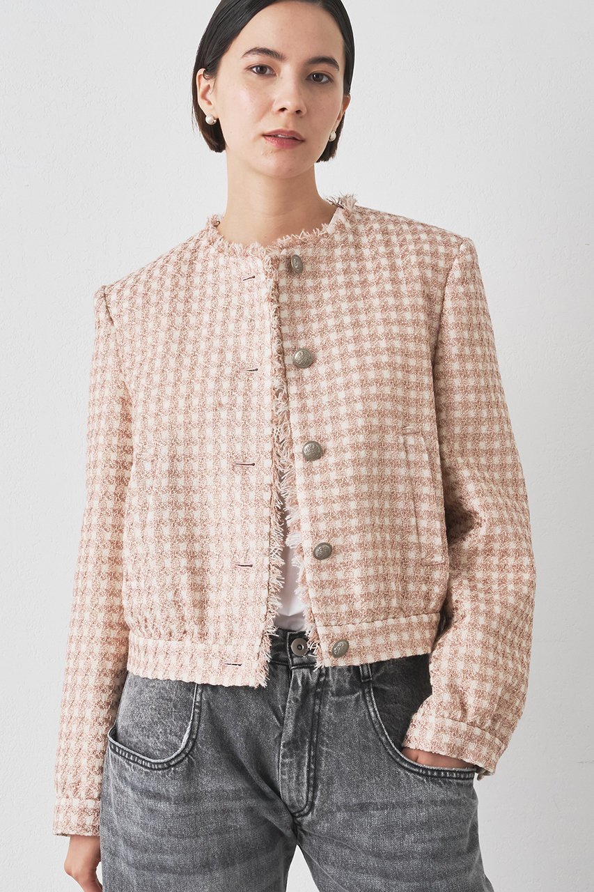 【ウィムガゼット/Whim Gazette】のLINTONブルゾン 人気、トレンドファッション・服の通販 founy(ファニー) 　ファッション　Fashion　レディースファッション　Fashion for Women　アウター　Coat / Outerwear Collection　レディースジャケット・軽アウター　Jackets　ブルゾンジャケット・スポーティアウター　Blouson Jackets　カフス　Cuff Design　コンパクト　Compact, Small Size　ジャケット　Jacket, Outerwear　ダウン　Down, Puffer　ツイード　Twill, Twill Weave　デニム　Denim, Jeans Material　バランス　Balance, Style Balance　ブルゾン　Blouson, Bomber Jacket　ボトム　Bottoms, Lower Wear　A/W・秋冬　Autumn/Winter　おすすめ　Recommended / Our Picks　2025年　2025　2025-2026秋冬・A/W　Autumn/Winter 2025–26 AW25–26　other-6|ID: prp329100004638305 ipo3291000000033428698