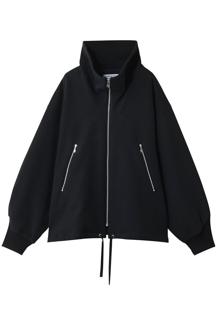 【キャサリンハムネット/KATHARINE HAMNETT LONDON】のダブルニットハイネック ジップジャケット インテリア・キッズ・メンズ・レディースファッション・服の通販 founy(ファニー) https://founy.com/ ファッション Fashion レディースファッション Fashion for Women アウター Coat / Outerwear Collection レディースジャケット・軽アウター Jackets ブルゾンジャケット・スポーティアウター Blouson Jackets ジャケット Jacket, Outerwear スリーブ Sleeve, Long Sleeve / Short Sleeve ダブル Double, Double-Breasted ブルゾン Blouson, Bomber Jacket 定番 Standard, Basic Item |ID: prp329100004638307 ipo3291000000035827939