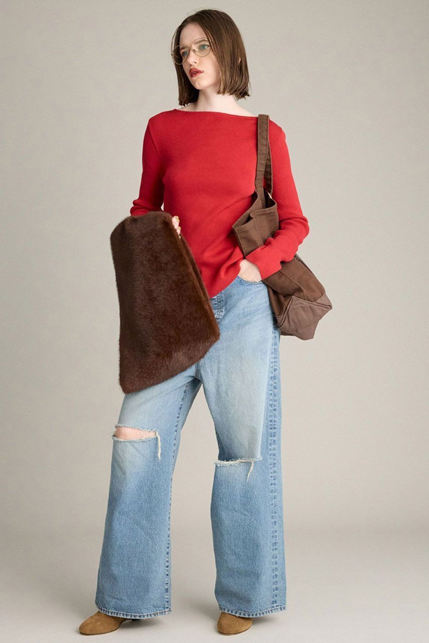 【ブリル/BRILL】のバックスリット リブプルオーバー 人気、トレンドファッション・服の通販 founy(ファニー) 　ファッション　Fashion　レディースファッション　Fashion for Women　トップス・カットソー　Cut & Sew Tops　ニット　Knit Tops & Sweaters　カジュアルプルオーバー・ニットトップス　Pullovers & Knit Tops / Casual Pullovers　2025年　2025　2025-2026秋冬・A/W　Autumn/Winter 2025–26 AW25–26　カットソー　Cut and Sewn Top　コンパクト　Compact, Small Size　シンプル　Simple, Minimal　スリット　Slit, Slit Detail　フロント　Front, Front Design　ボトム　Bottoms, Lower Wear　A/W・秋冬　Autumn/Winter　other-5|ID: prp329100004638310 ipo3291000000033428744