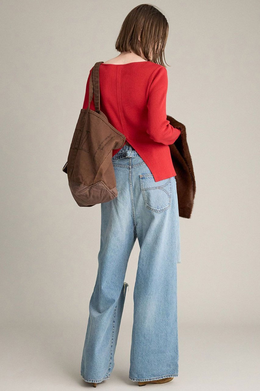 【ブリル/BRILL】のバックスリット リブプルオーバー 人気、トレンドファッション・服の通販 founy(ファニー) 　ファッション　Fashion　レディースファッション　Fashion for Women　トップス・カットソー　Cut & Sew Tops　ニット　Knit Tops & Sweaters　カジュアルプルオーバー・ニットトップス　Pullovers & Knit Tops / Casual Pullovers　2025年　2025　2025-2026秋冬・A/W　Autumn/Winter 2025–26 AW25–26　カットソー　Cut and Sewn Top　コンパクト　Compact, Small Size　シンプル　Simple, Minimal　スリット　Slit, Slit Detail　フロント　Front, Front Design　ボトム　Bottoms, Lower Wear　A/W・秋冬　Autumn/Winter　other-7|ID: prp329100004638310 ipo3291000000033428746