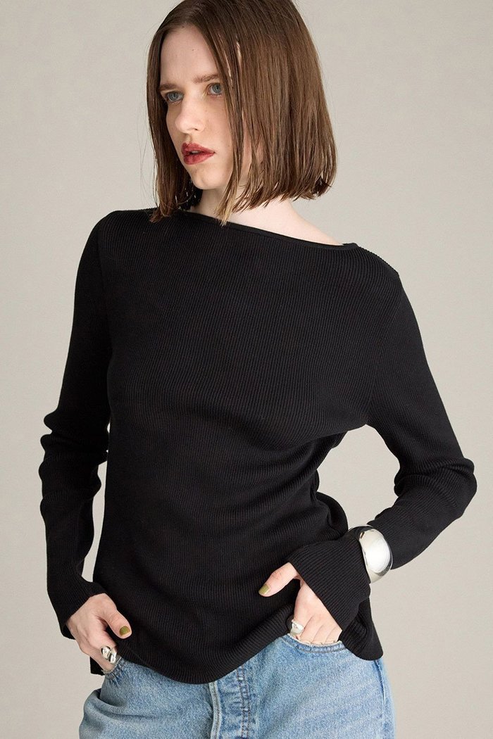 【ブリル/BRILL】のバックスリット リブプルオーバー インテリア・キッズ・メンズ・レディースファッション・服の通販 founy(ファニー) https://founy.com/ ファッション Fashion レディースファッション Fashion for Women トップス・カットソー Cut & Sew Tops ニット Knit Tops & Sweaters カジュアルプルオーバー・ニットトップス Pullovers & Knit Tops / Casual Pullovers カットソー Cut and Sewn Top コンパクト Compact, Small Size シンプル Simple, Minimal スリット Slit, Slit Detail フロント Front, Front Design ボトム Bottoms, Lower Wear |ID: prp329100004638310 ipo3291000000035827957