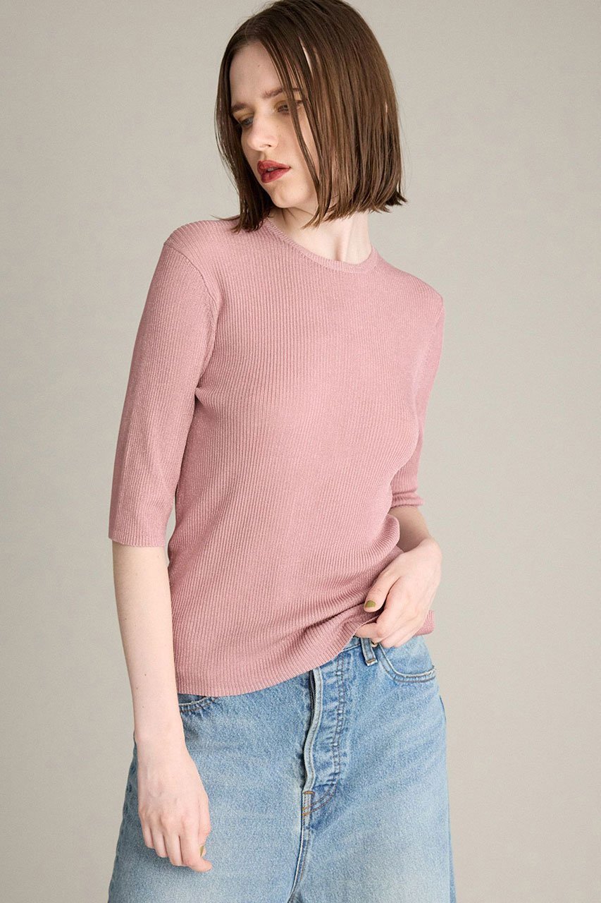 【ブリル/BRILL】のラメ リブプルオーバー 人気、トレンドファッション・服の通販 founy(ファニー) ファッション Fashion レディースファッション Fashion for Women トップス・カットソー Cut & Sew Tops ニット Knit Tops & Sweaters カジュアルプルオーバー・ニットトップス Pullovers & Knit Tops / Casual Pullovers シンプル Simple, Minimal リブニット Rib Knit, Ribbed Knit エレガント 上品 Elegant 夏 Summer other-1|ID: prp329100004638312 ipo3291000000035827979